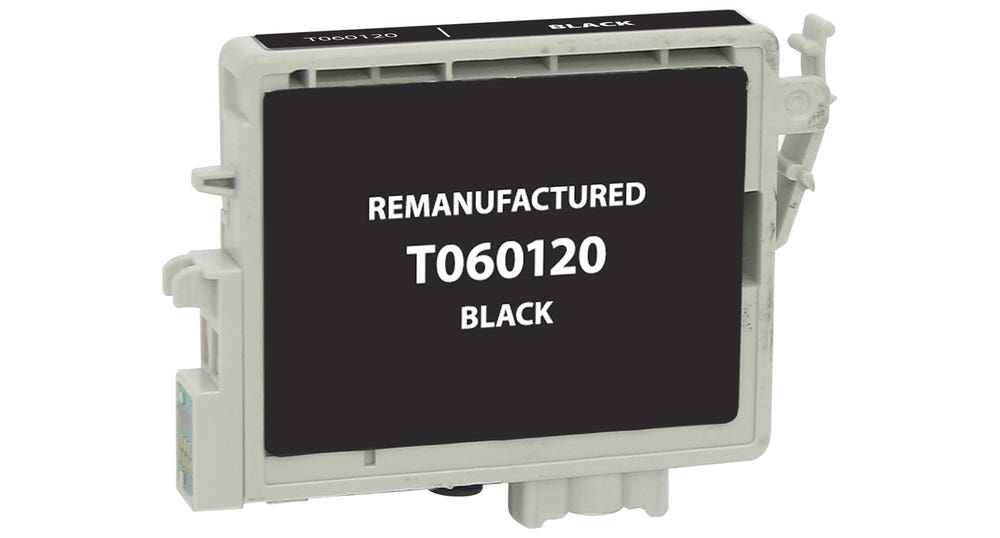 Epson 60 Black (T060120) Remanufactured Ink Cartridge - Black